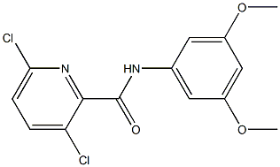3,6-dichloro-N-(3,5-dimethoxyphenyl)pyridine-2-carboxamide Structure