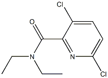 3,6-dichloro-N,N-diethylpyridine-2-carboxamide Structure