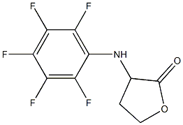 3-[(2,3,4,5,6-pentafluorophenyl)amino]oxolan-2-one Structure