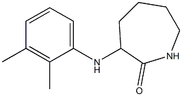 3-[(2,3-dimethylphenyl)amino]azepan-2-one Structure