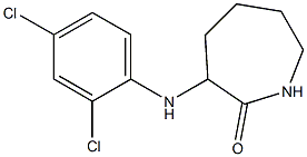3-[(2,4-dichlorophenyl)amino]azepan-2-one Structure
