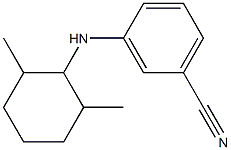 3-[(2,6-dimethylcyclohexyl)amino]benzonitrile Structure