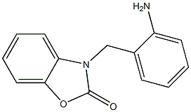 3-[(2-aminophenyl)methyl]-2,3-dihydro-1,3-benzoxazol-2-one Structure