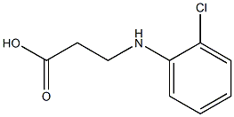 3-[(2-chlorophenyl)amino]propanoic acid Structure