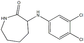 3-[(3,4-dichlorophenyl)amino]azepan-2-one 구조식 이미지