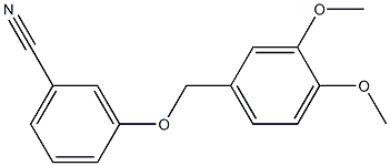 3-[(3,4-dimethoxybenzyl)oxy]benzonitrile 구조식 이미지
