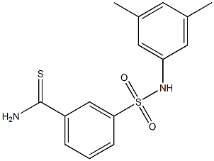 3-[(3,5-dimethylphenyl)sulfamoyl]benzene-1-carbothioamide Structure