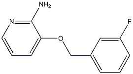 3-[(3-fluorophenyl)methoxy]pyridin-2-amine Structure