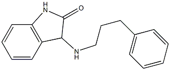 3-[(3-phenylpropyl)amino]-2,3-dihydro-1H-indol-2-one Structure