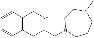 3-[(4-methyl-1,4-diazepan-1-yl)methyl]-1,2,3,4-tetrahydroisoquinoline 구조식 이미지