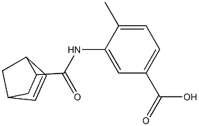 3-[(bicyclo[2.2.1]hept-5-en-2-ylcarbonyl)amino]-4-methylbenzoic acid 구조식 이미지