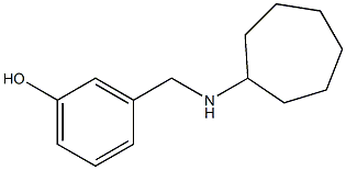 3-[(cycloheptylamino)methyl]phenol 구조식 이미지