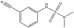 3-[(dimethylsulfamoyl)amino]benzonitrile Structure