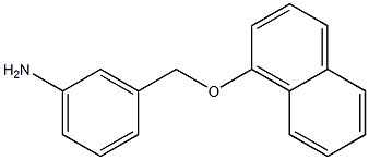 3-[(naphthalen-1-yloxy)methyl]aniline 구조식 이미지