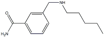 3-[(pentylamino)methyl]benzamide 구조식 이미지
