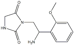 3-[2-amino-2-(2-methoxyphenyl)ethyl]imidazolidine-2,4-dione 구조식 이미지