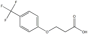 3-[4-(trifluoromethyl)phenoxy]propanoic acid 구조식 이미지