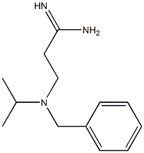 3-[benzyl(isopropyl)amino]propanimidamide Structure