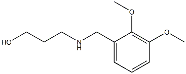 3-{[(2,3-dimethoxyphenyl)methyl]amino}propan-1-ol Structure