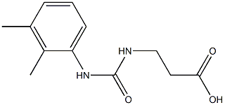 3-{[(2,3-dimethylphenyl)carbamoyl]amino}propanoic acid Structure