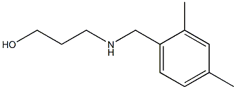 3-{[(2,4-dimethylphenyl)methyl]amino}propan-1-ol Structure