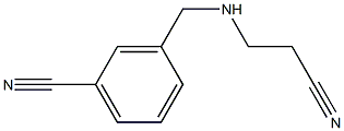 3-{[(2-cyanoethyl)amino]methyl}benzonitrile Structure