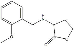 3-{[(2-methoxyphenyl)methyl]amino}oxolan-2-one 구조식 이미지