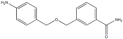 3-{[(4-aminophenyl)methoxy]methyl}benzamide 구조식 이미지