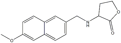 3-{[(6-methoxynaphthalen-2-yl)methyl]amino}oxolan-2-one Structure