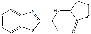 3-{[1-(1,3-benzothiazol-2-yl)ethyl]amino}oxolan-2-one Structure