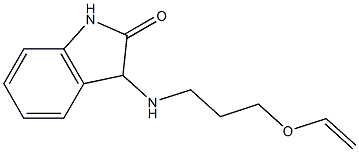 3-{[3-(ethenyloxy)propyl]amino}-2,3-dihydro-1H-indol-2-one 구조식 이미지