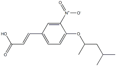 3-{4-[(4-methylpentan-2-yl)oxy]-3-nitrophenyl}prop-2-enoic acid 구조식 이미지