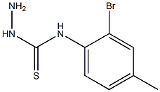 3-amino-1-(2-bromo-4-methylphenyl)thiourea 구조식 이미지