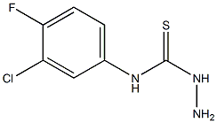 3-amino-1-(3-chloro-4-fluorophenyl)thiourea 구조식 이미지
