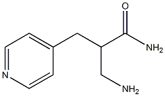 3-amino-2-(pyridin-4-ylmethyl)propanamide 구조식 이미지