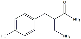 3-amino-2-[(4-hydroxyphenyl)methyl]propanamide 구조식 이미지