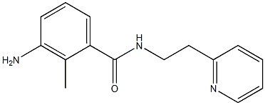 3-amino-2-methyl-N-(2-pyridin-2-ylethyl)benzamide 구조식 이미지