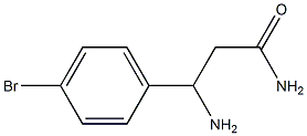 3-amino-3-(4-bromophenyl)propanamide Structure