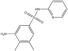 3-amino-4,5-dimethyl-N-(pyridin-2-yl)benzene-1-sulfonamide 구조식 이미지