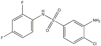 3-amino-4-chloro-N-(2,4-difluorophenyl)benzene-1-sulfonamide 구조식 이미지