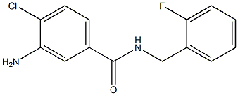 3-amino-4-chloro-N-(2-fluorobenzyl)benzamide 구조식 이미지