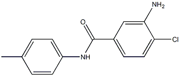 3-amino-4-chloro-N-(4-methylphenyl)benzamide 구조식 이미지