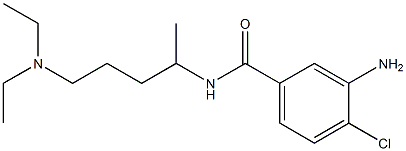 3-amino-4-chloro-N-[5-(diethylamino)pentan-2-yl]benzamide 구조식 이미지