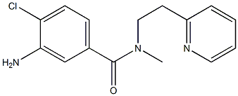 3-amino-4-chloro-N-methyl-N-[2-(pyridin-2-yl)ethyl]benzamide Structure