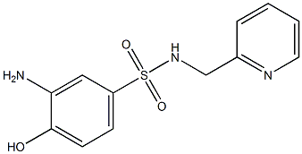 3-amino-4-hydroxy-N-(pyridin-2-ylmethyl)benzene-1-sulfonamide Structure