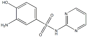 3-amino-4-hydroxy-N-(pyrimidin-2-yl)benzene-1-sulfonamide 구조식 이미지