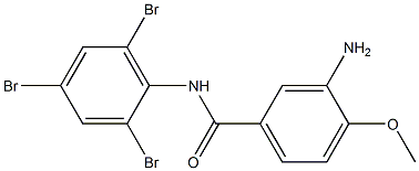 3-amino-4-methoxy-N-(2,4,6-tribromophenyl)benzamide Structure