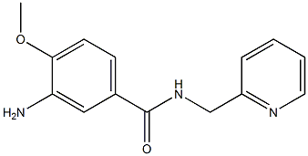 3-amino-4-methoxy-N-(pyridin-2-ylmethyl)benzamide 구조식 이미지