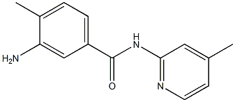 3-amino-4-methyl-N-(4-methylpyridin-2-yl)benzamide 구조식 이미지