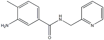 3-amino-4-methyl-N-(pyridin-2-ylmethyl)benzamide 구조식 이미지